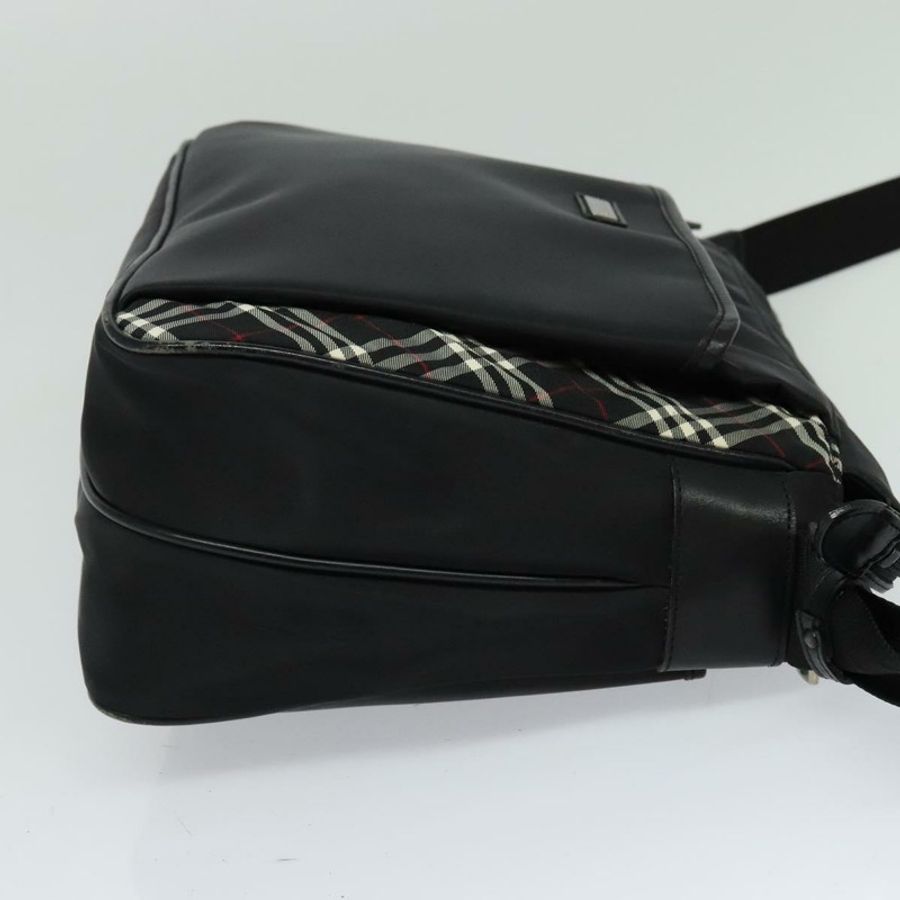 【日本直送】BURBERRY 黑標單肩包 尼龍 黑色 正品 106773-3