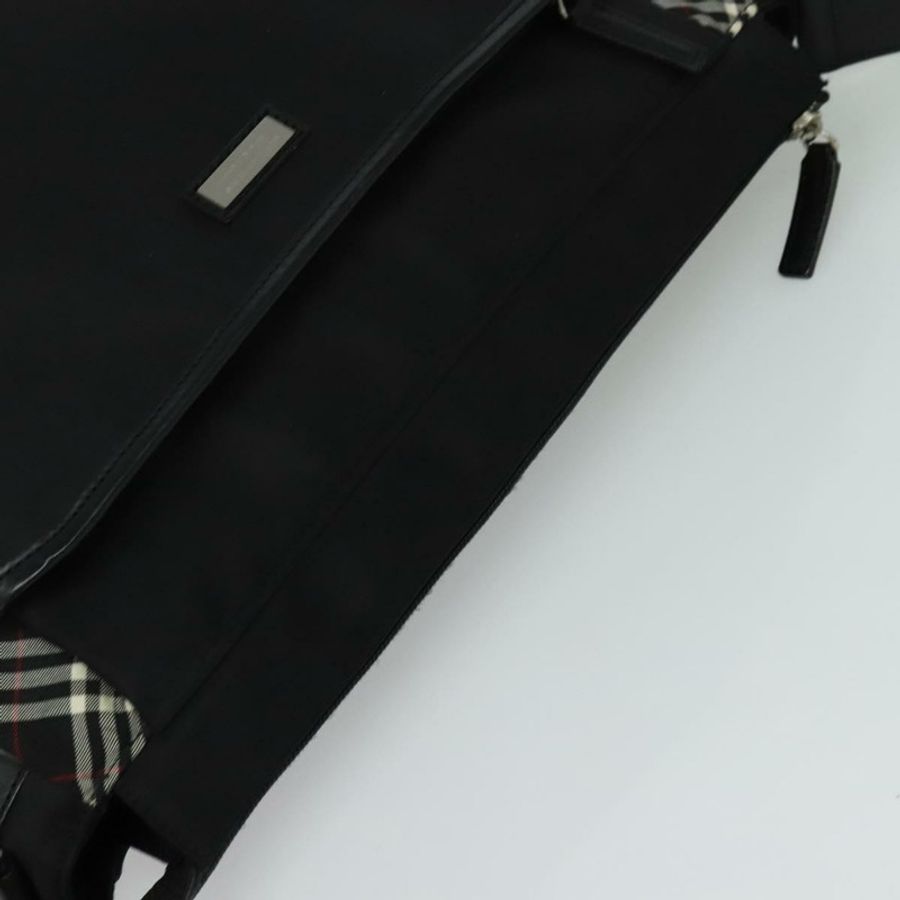 【日本直送】BURBERRY 黑標單肩包 尼龍 黑色 正品 106773-5