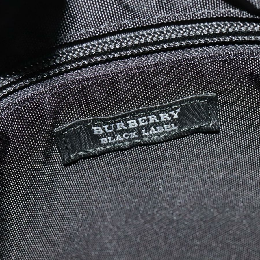 【日本直送】BURBERRY 黑標單肩包 尼龍 黑色 正品 106773-9