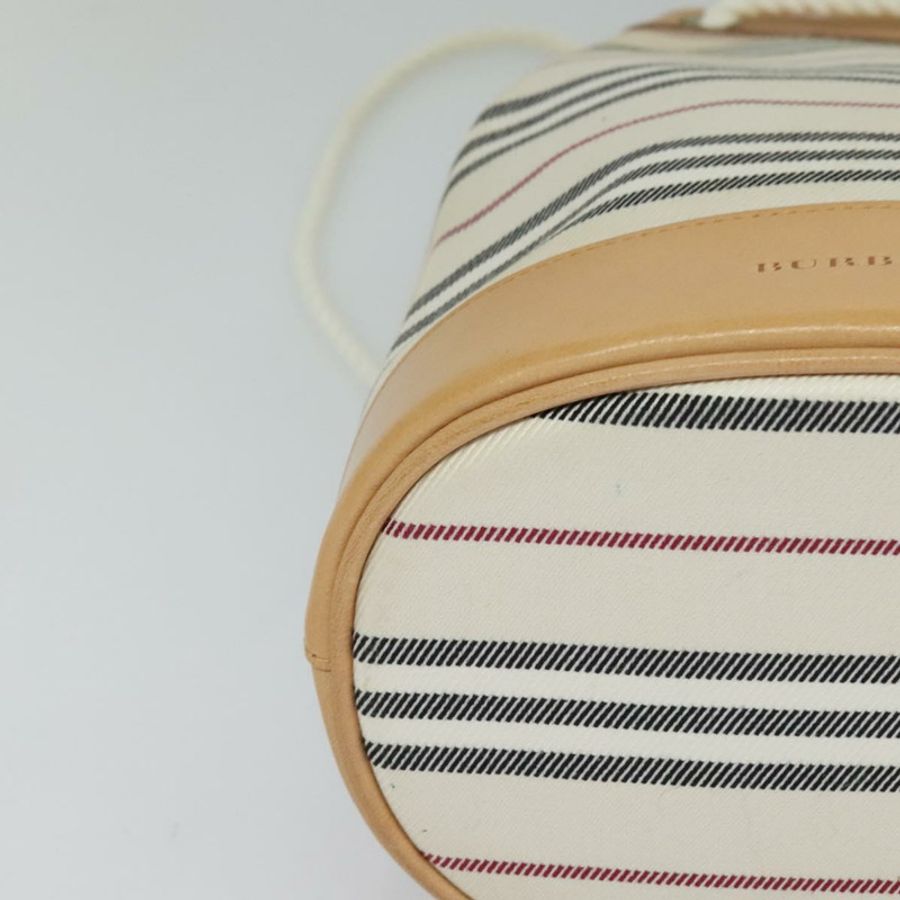 【日本直送】BURBERRY 單肩包 帆布皮革 白色 正品 bs23926-13