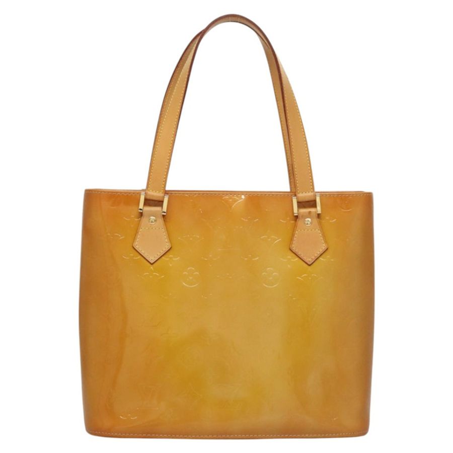 【日本直送】路易威登 Monogram Vernis Houston 手袋 Jaune M91121 LV 正品 BA914-12
