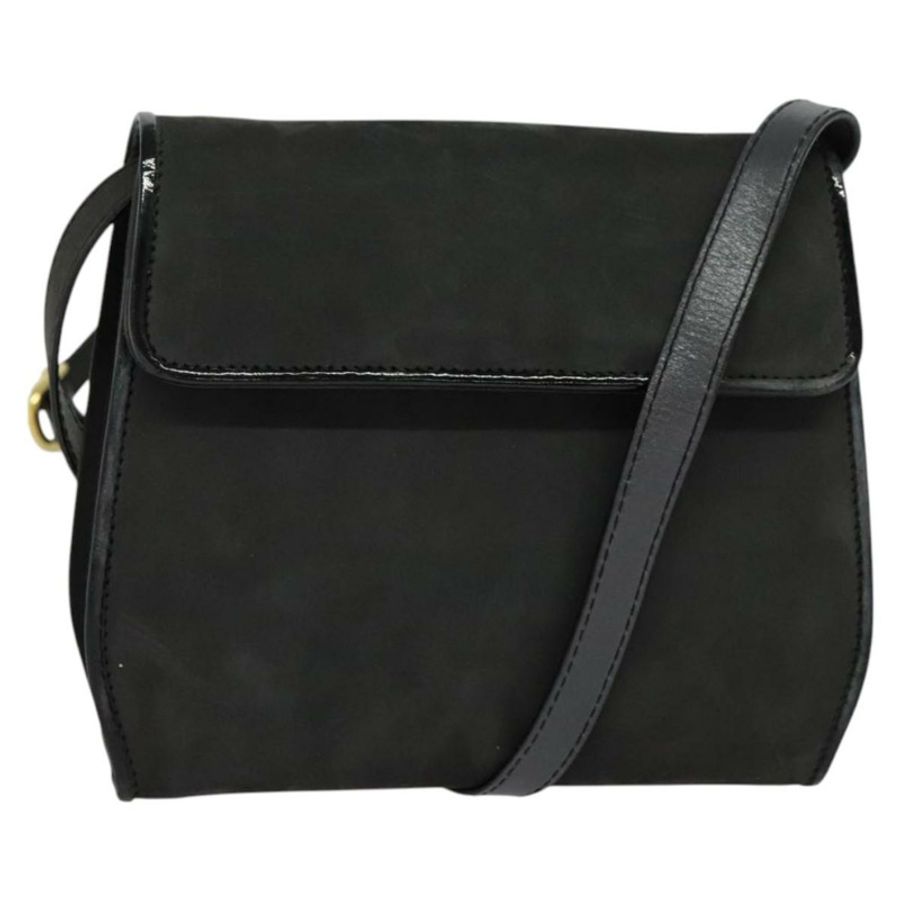 【日本直送】Salvatore Ferragamo 灰色麂皮單肩包 正品 BA862-0