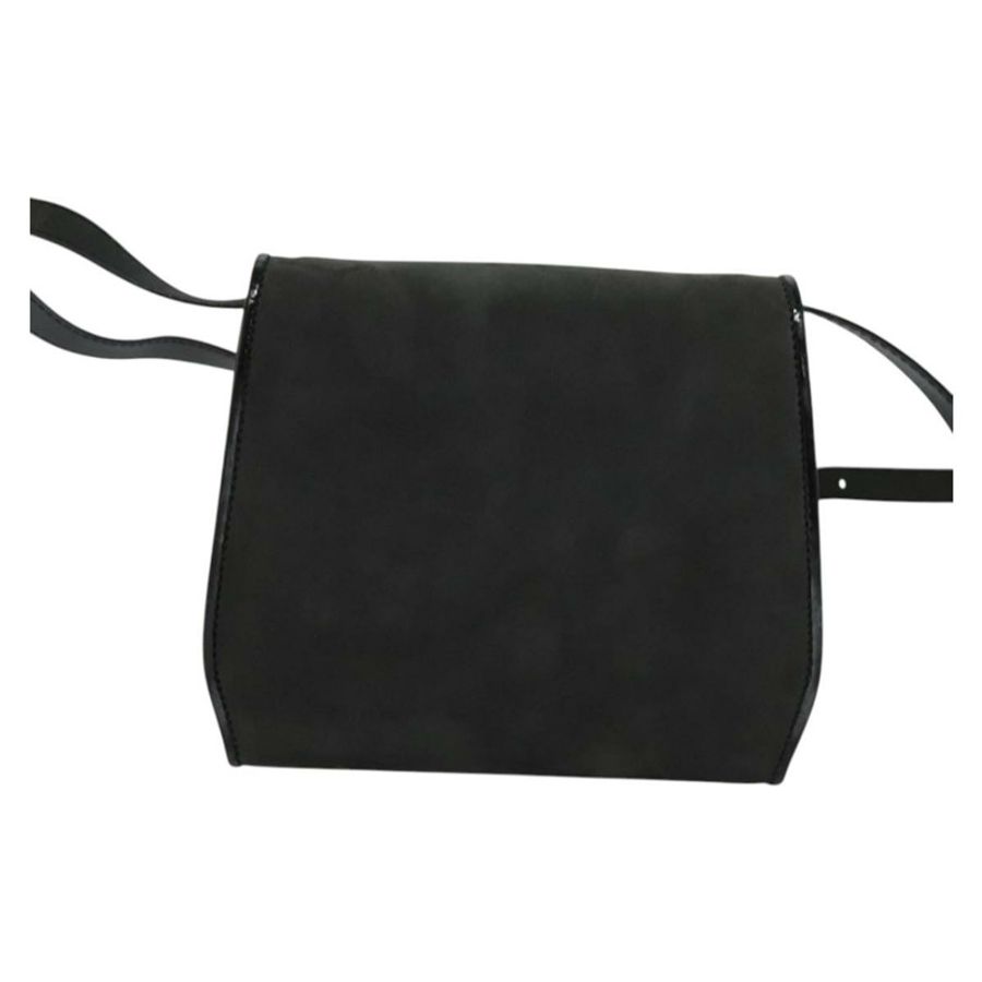 【日本直送】Salvatore Ferragamo 灰色麂皮單肩包 正品 BA862-1