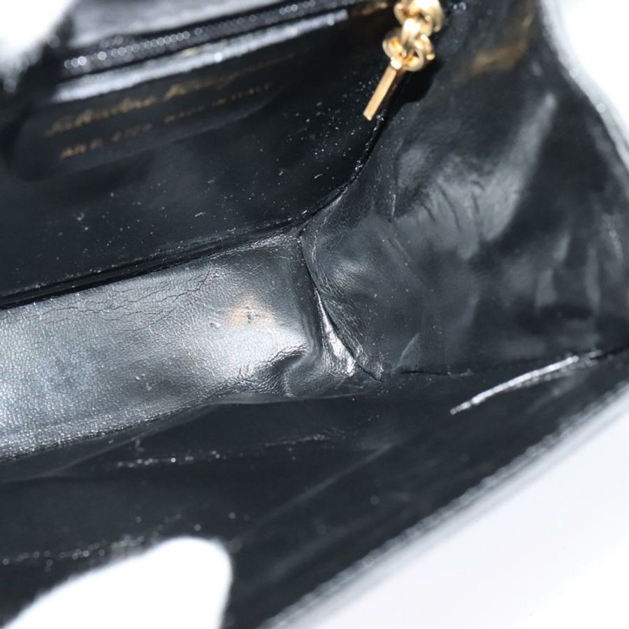 【日本直送】Salvatore Ferragamo 灰色麂皮單肩包 正品 BA862-18