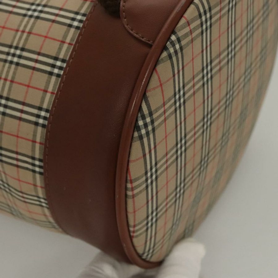 【日本直送】Burberrys Nova 格紋帆布米色單肩包 正品 sw231-8