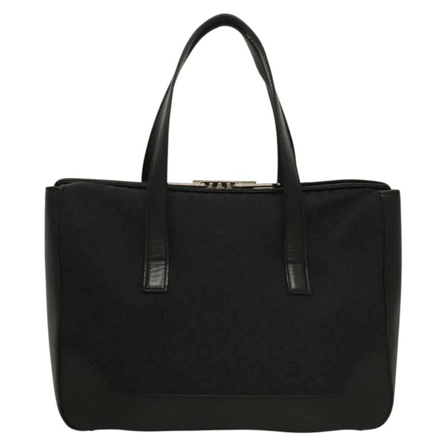【日本直送】CELINE C Macadam 帆布手提包 黑色 正品 sw212-1