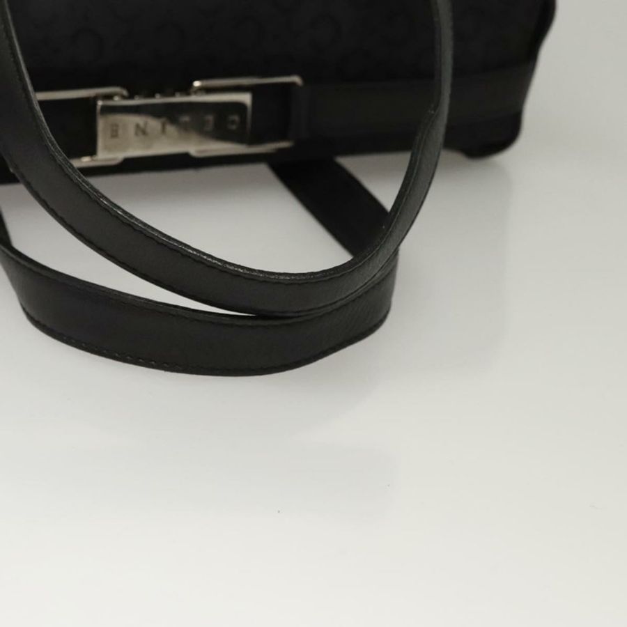 【日本直送】CELINE C Macadam 帆布手提包 黑色 正品 sw212-6