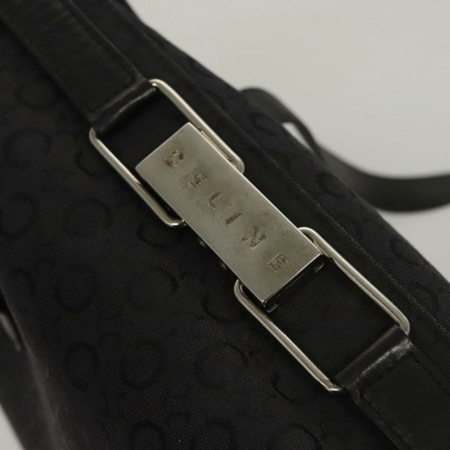 【日本直送】CELINE C Macadam 帆布手提包 黑色 正品 sw212-9