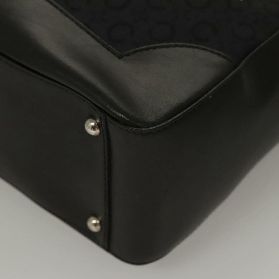 【日本直送】CELINE C Macadam 帆布手提包 黑色 正品 sw212-13