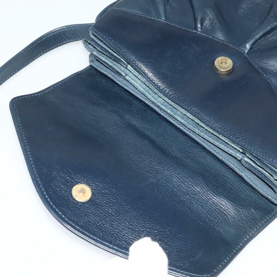 【日本直送】GUCCI 海軍藍真皮單肩包 正品 BA849-8