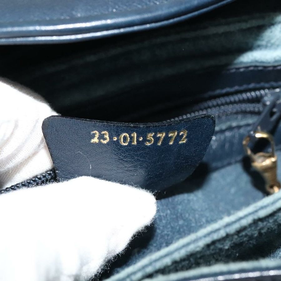 【日本直送】GUCCI 海軍藍真皮單肩包 正品 BA849-11