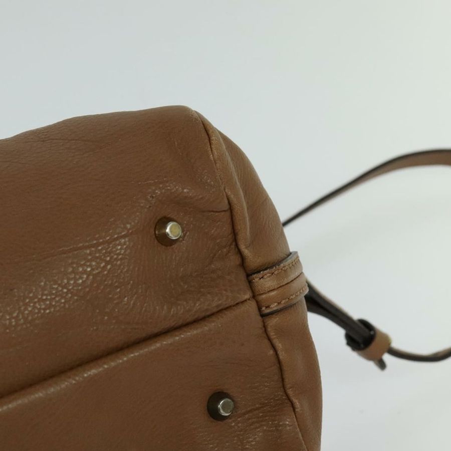【日本直送】Chloe 手提包 皮革 兩用 棕色 金色 正品 BA1004-9