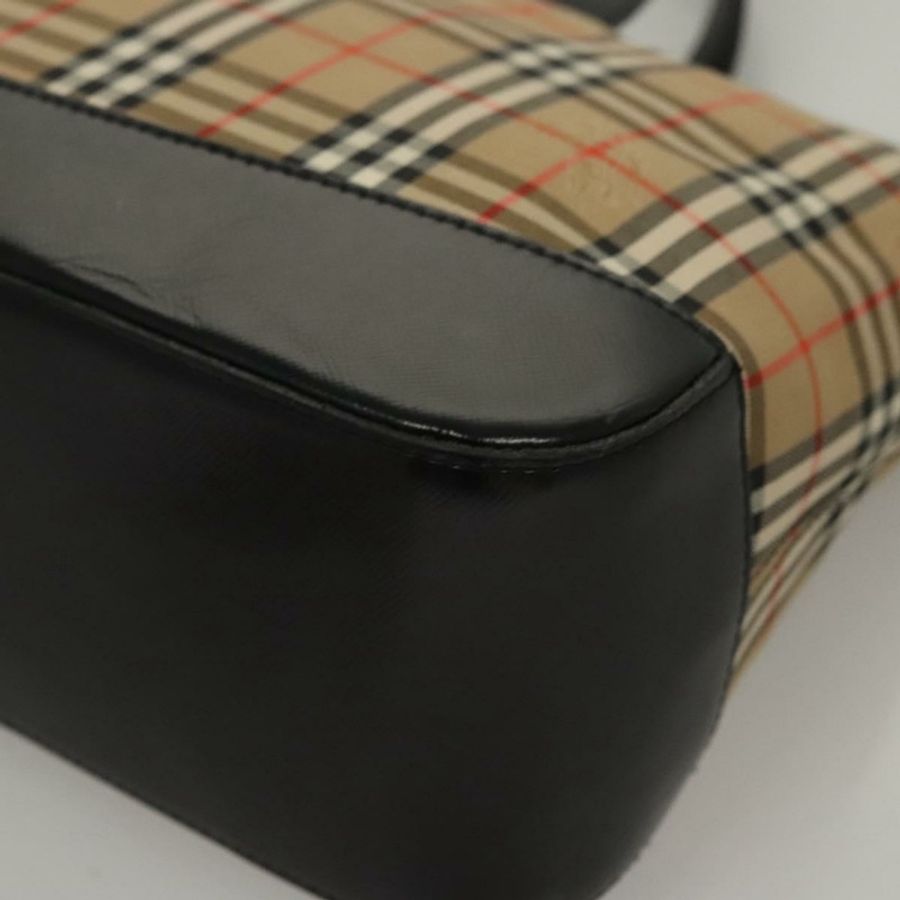 【日本直送】Burberrys Nova 格紋手提包帆布米色正品 sw208-13