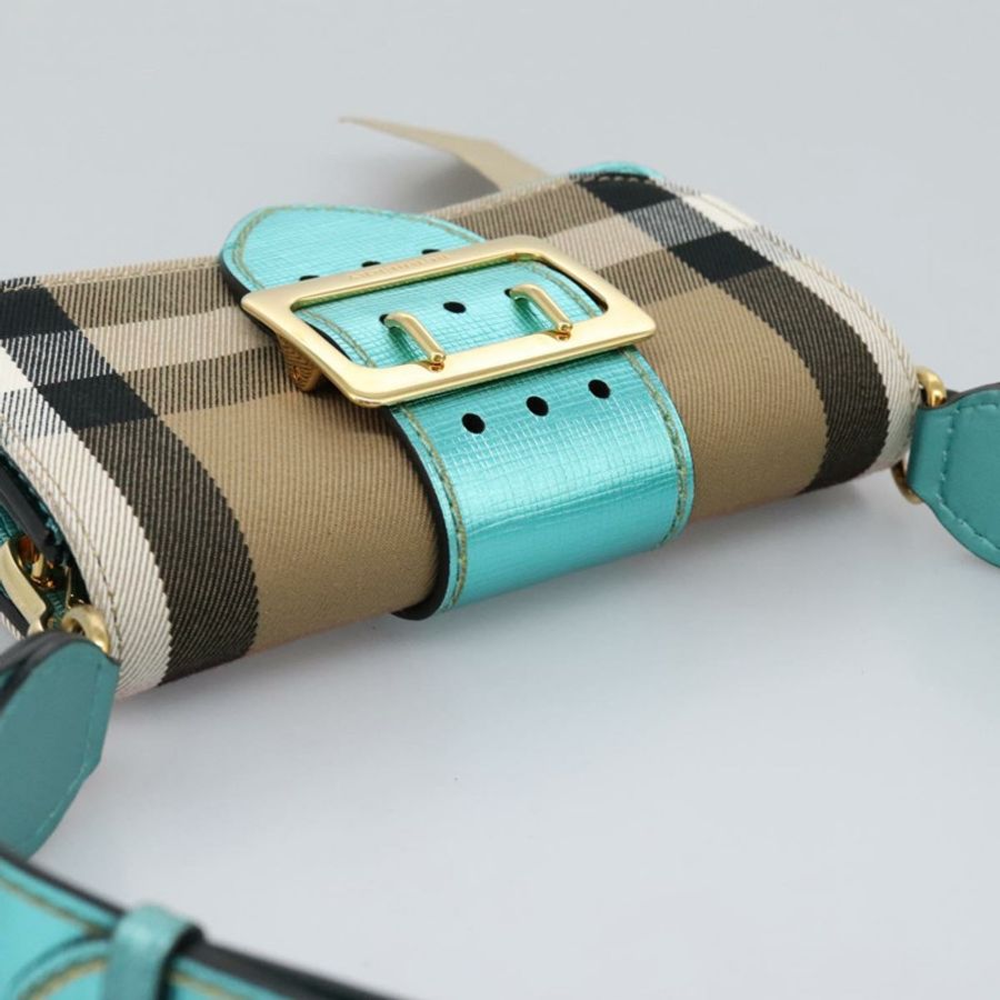 【日本直送】BURBERRY Nova 格紋帆布雙肩包 米色 正品 116187-5