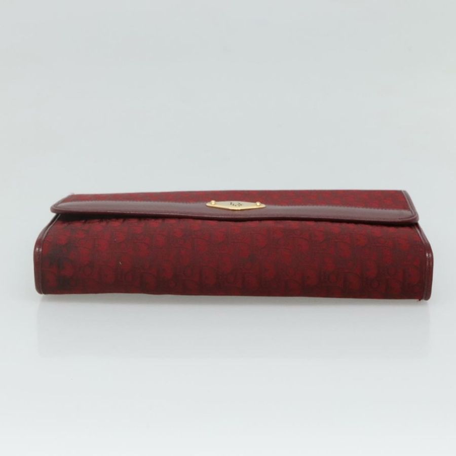 【日本直送】Christian Dior Trotter帆布鏈條單肩包 紅色金色 正品 116208-4