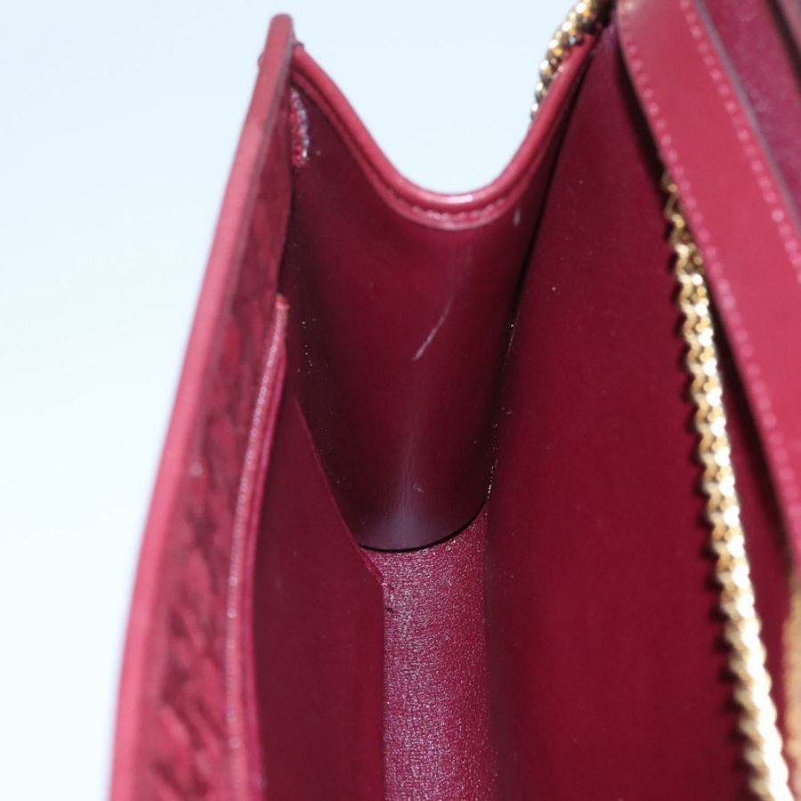 【日本直送】Christian Dior Trotter帆布鏈條單肩包 紅色金色 正品 116208-18