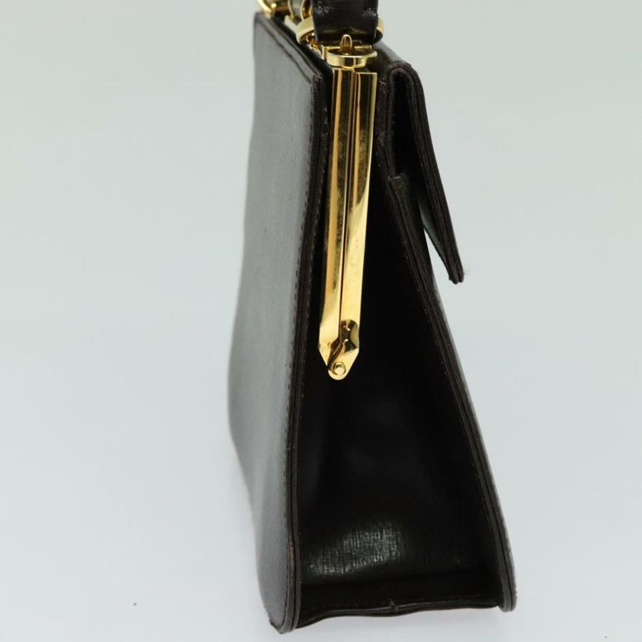 【日本直送】Salvatore Ferragamo 手提包 皮革 兩用 棕色 金色 正品 BD1172-2