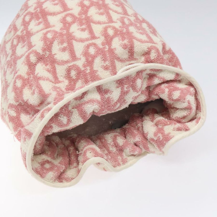 【日本直送】Christian Dior Pile Trotter 手提包 粉紅色 白色 正品 BD1288-5