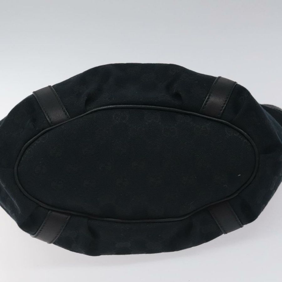 【日本直送】GUCCI GG帆布托特包 黑色金色 211982 正品 116603-4
