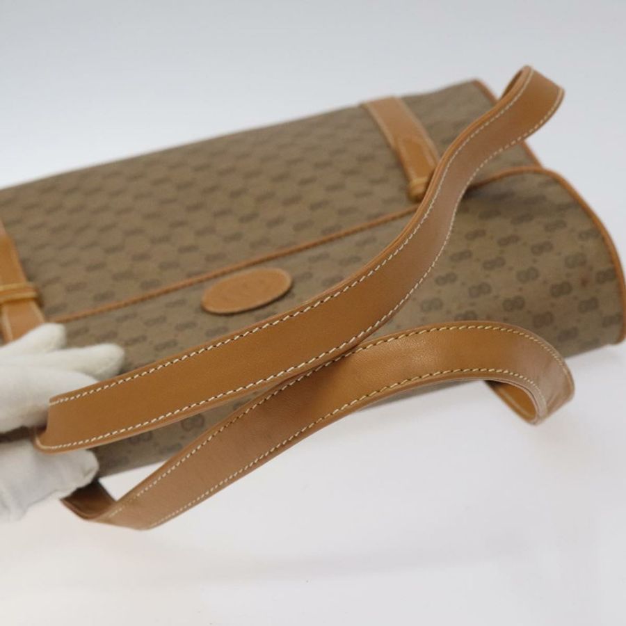 【日本直送】GUCCI Micro GG Supreme 手提包 PVC 米色 金色 000 406 4857 正品 ki5660-6