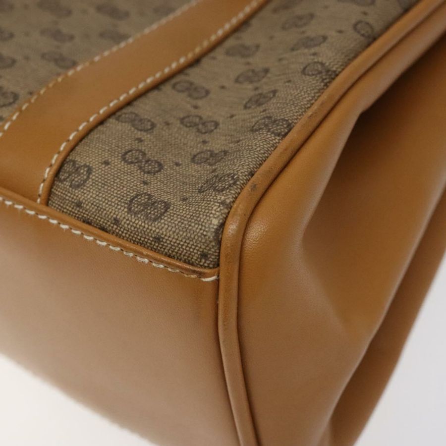 【日本直送】GUCCI Micro GG Supreme 手提包 PVC 米色 金色 000 406 4857 正品 ki5660-8