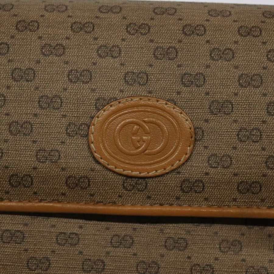 【日本直送】GUCCI Micro GG Supreme 手提包 PVC 米色 金色 000 406 4857 正品 ki5660-16