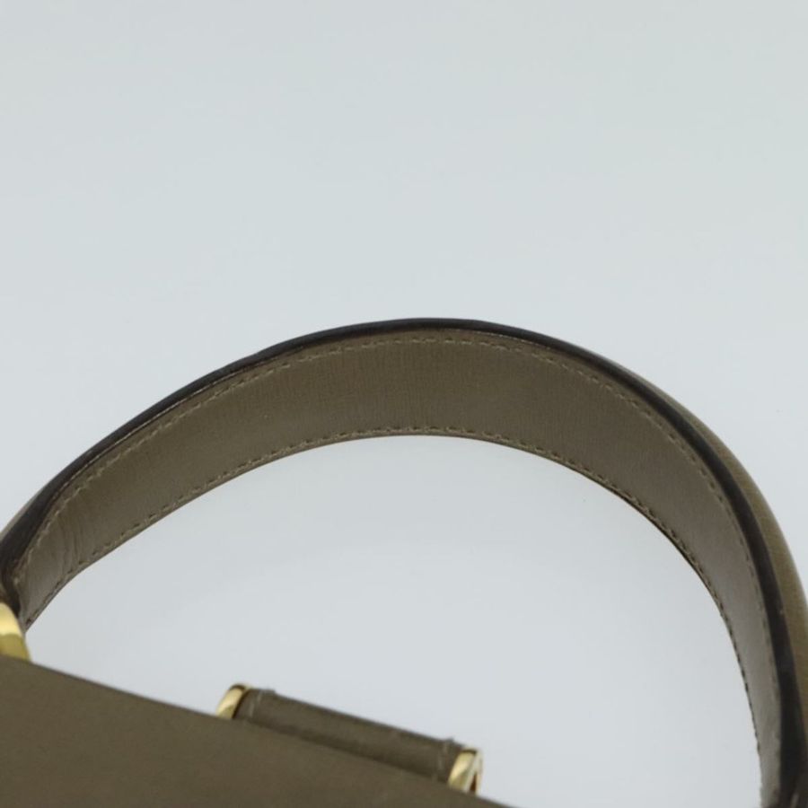 【日本直送】Salvatore Ferragamo 手提包 皮革 兩用 棕色 金色 正品 116030-7