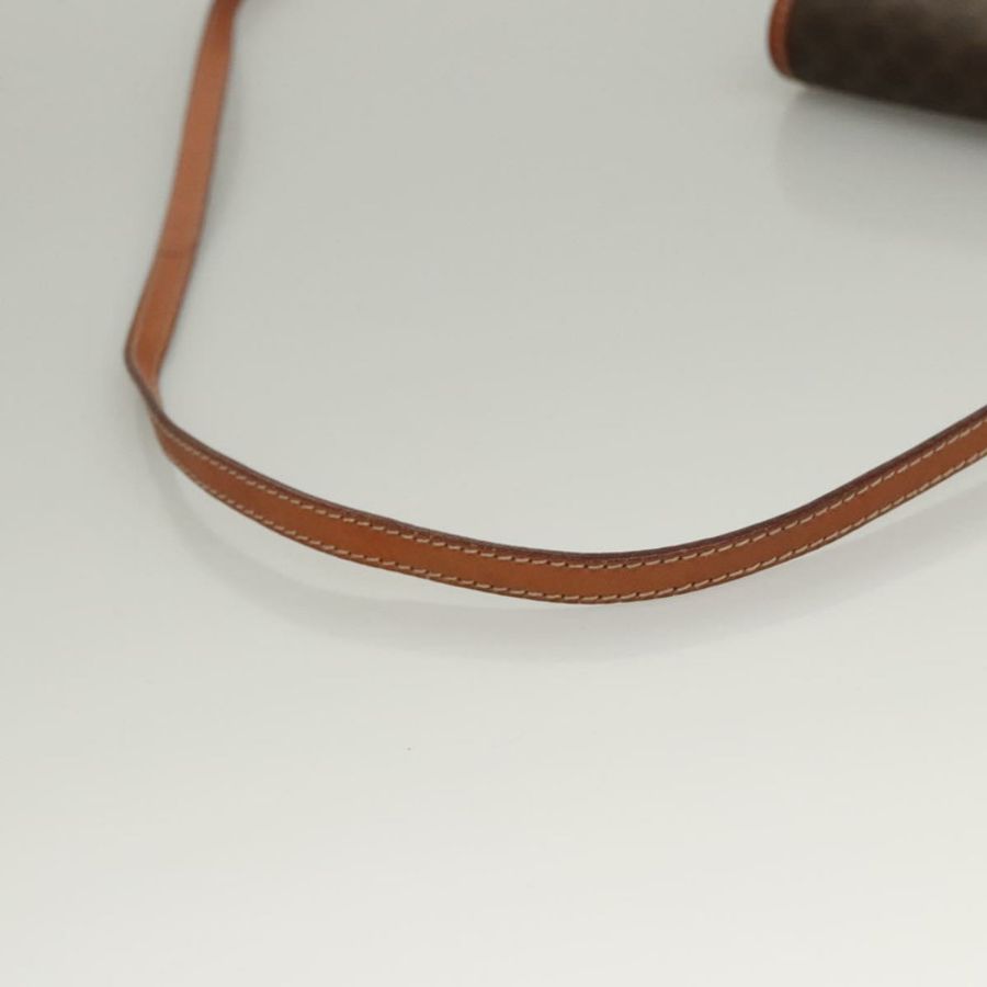 【日本直送】CELINE Macadam帆布肩背包 PVC皮革 棕色 金色 正品 ki5627-6