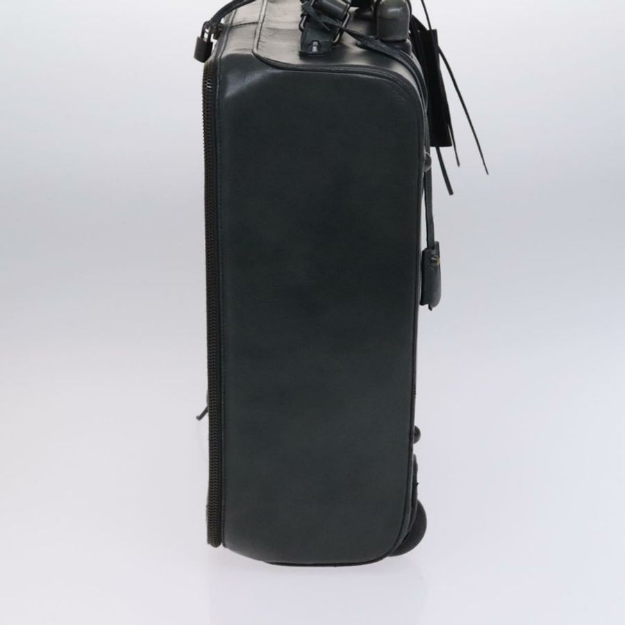 【日本直送】BALENCIAGA 卡其色真皮手提箱 Auth mr1172-2