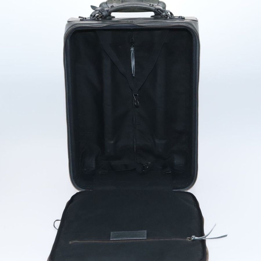 【日本直送】BALENCIAGA 卡其色真皮手提箱 Auth mr1172-10