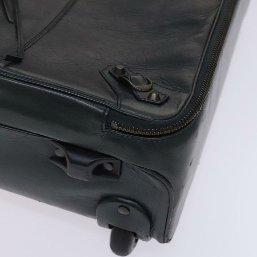 【日本直送】BALENCIAGA 卡其色真皮手提箱 Auth mr1172-16