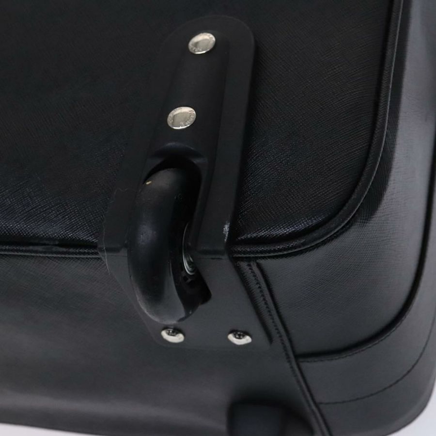 【日本直送】PRADA 手提箱 Safiano 皮革 黑色 Auth ep8401-8