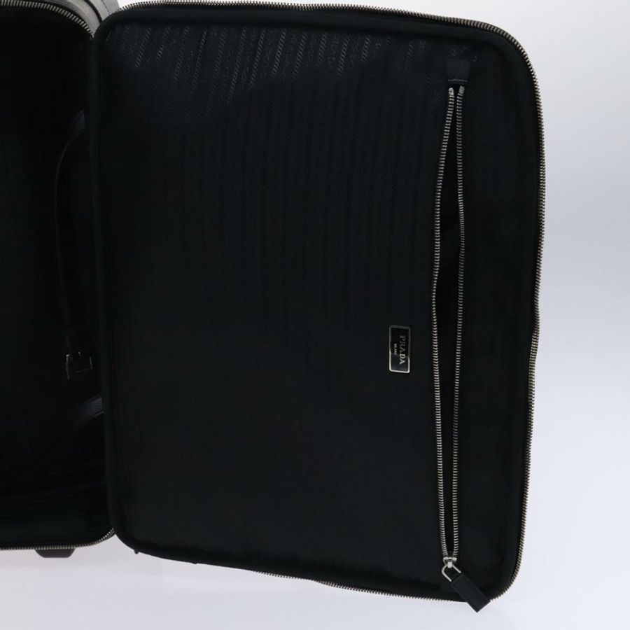 【日本直送】PRADA 手提箱 Safiano 皮革 黑色 Auth ep8401-25
