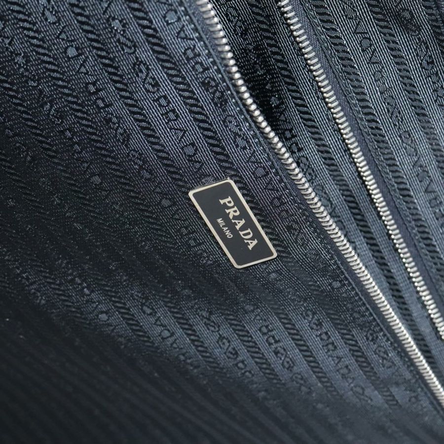 【日本直送】PRADA 手提箱 Safiano 皮革 黑色 Auth ep8401-26