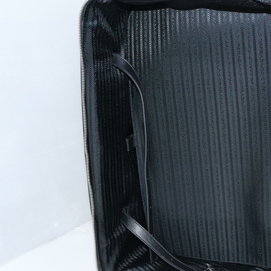 【日本直送】PRADA 手提箱 Safiano 皮革 黑色 Auth ep8401-29