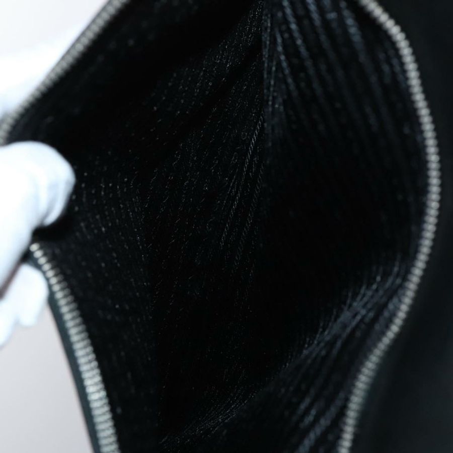 【日本直送】PRADA 手提箱 Safiano 皮革 黑色 Auth ep8401-31