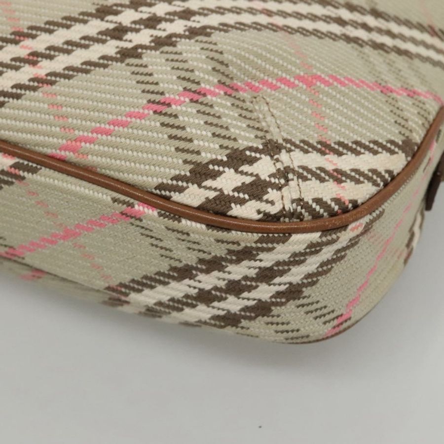 【日本直送】BURBERRY Nova Check Blue Label 單肩帆布包 米色 正品 BD1720-6