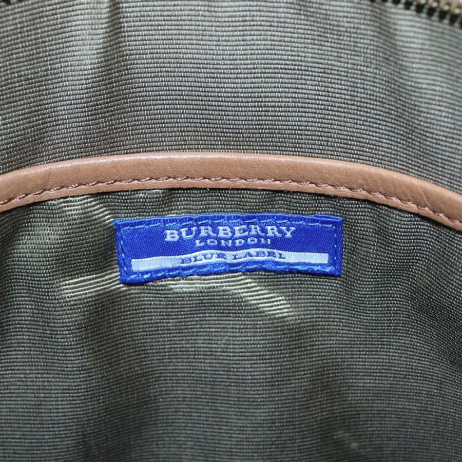 【日本直送】BURBERRY Nova Check Blue Label 單肩帆布包 米色 正品 BD1720-8