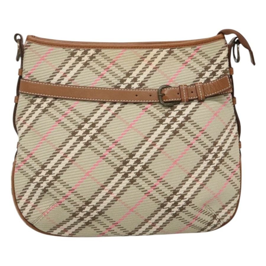 【日本直送】BURBERRY Nova Check Blue Label 單肩帆布包 米色 正品 BD1720-12
