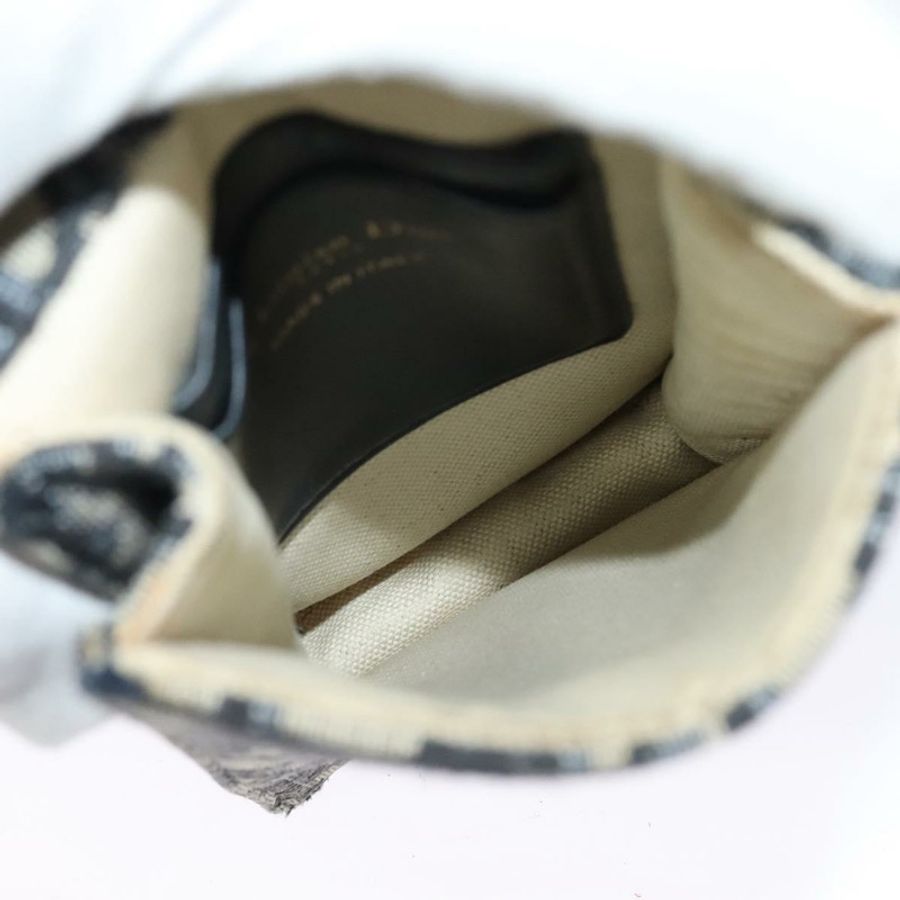【日本直送】Christian Dior Oblique Chain Trotter帆布肩背包 海軍藍 正品 MX012-11