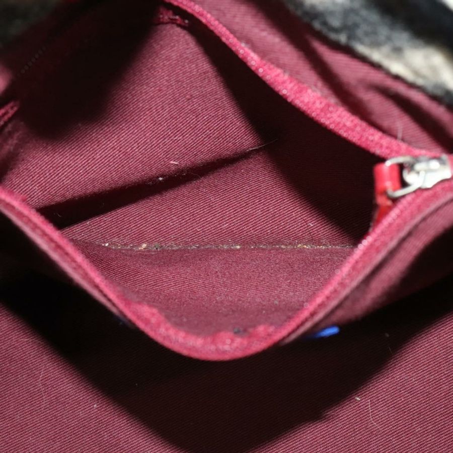 【日本直送】BURBERRY Nova Check Blue Label 手提包 羊毛 米色 正品 MX023-18