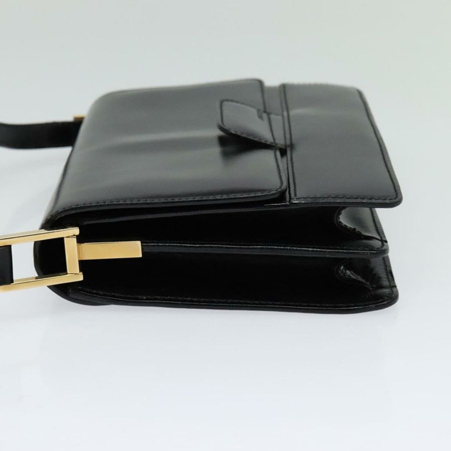 【日本直送】GUCCI 黑色金色皮革單肩包 004 1781 0625 正品 ep8534-2