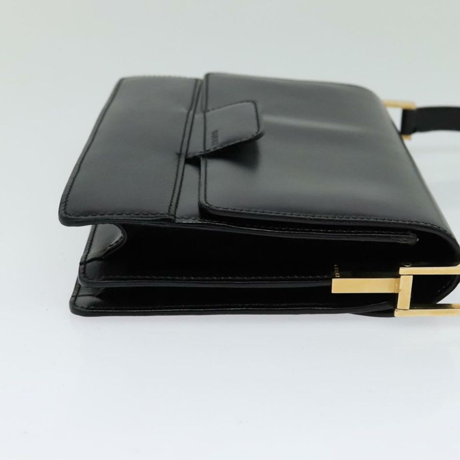 【日本直送】GUCCI 黑色金色皮革單肩包 004 1781 0625 正品 ep8534-3