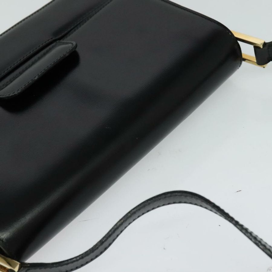 【日本直送】GUCCI 黑色金色皮革單肩包 004 1781 0625 正品 ep8534-5