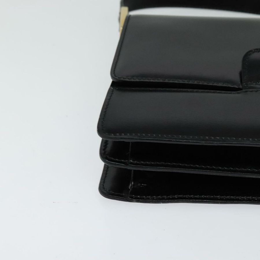 【日本直送】GUCCI 黑色金色皮革單肩包 004 1781 0625 正品 ep8534-7