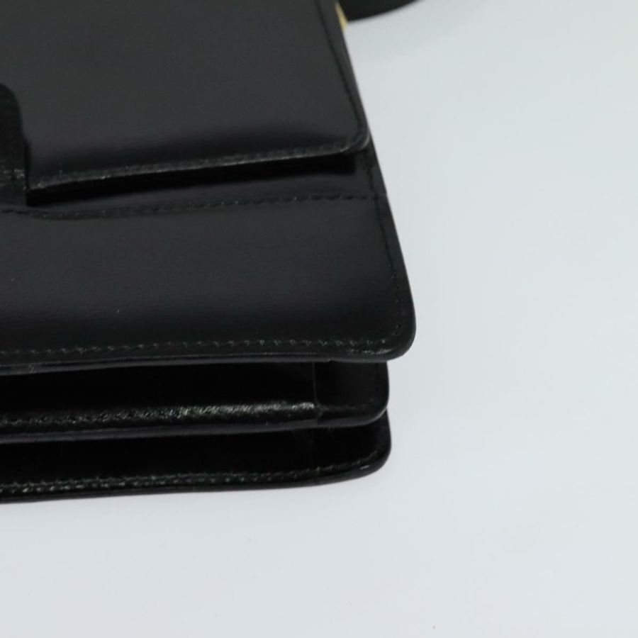 【日本直送】GUCCI 黑色金色皮革單肩包 004 1781 0625 正品 ep8534-14