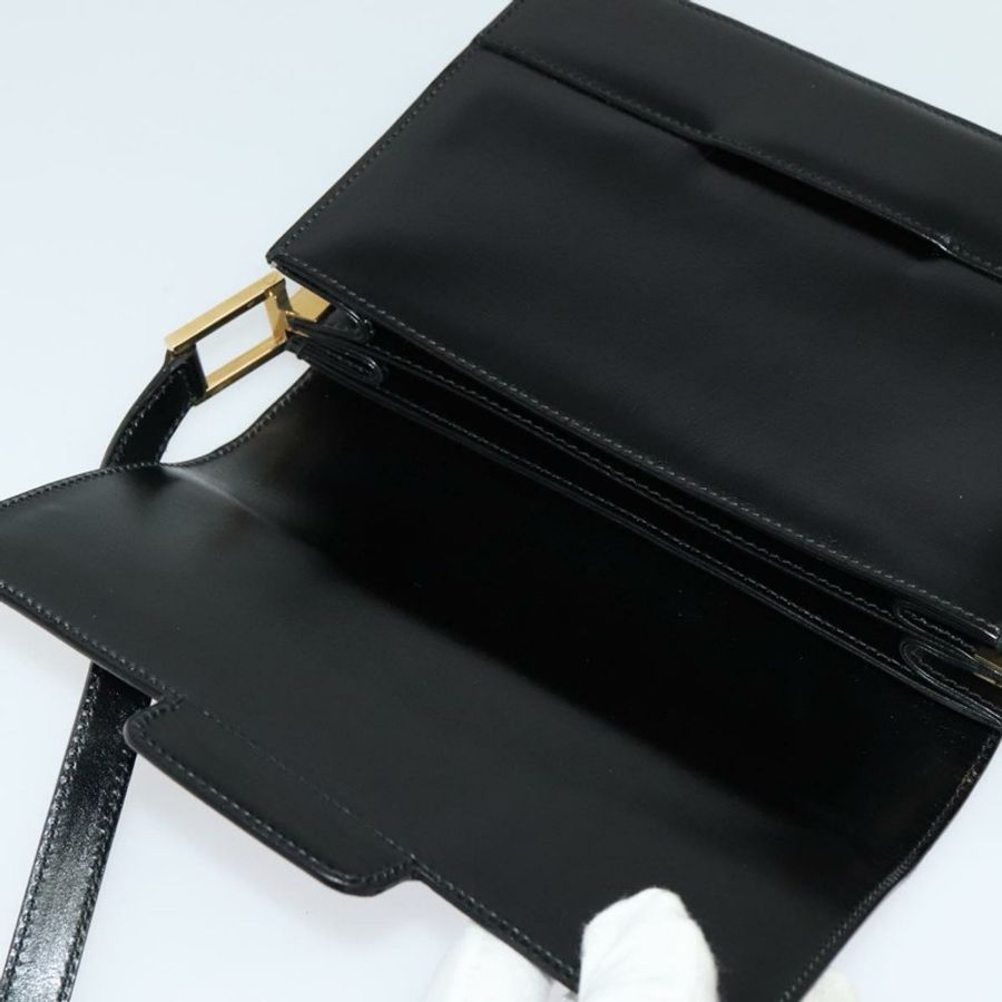 【日本直送】GUCCI 黑色金色皮革單肩包 004 1781 0625 正品 ep8534-17