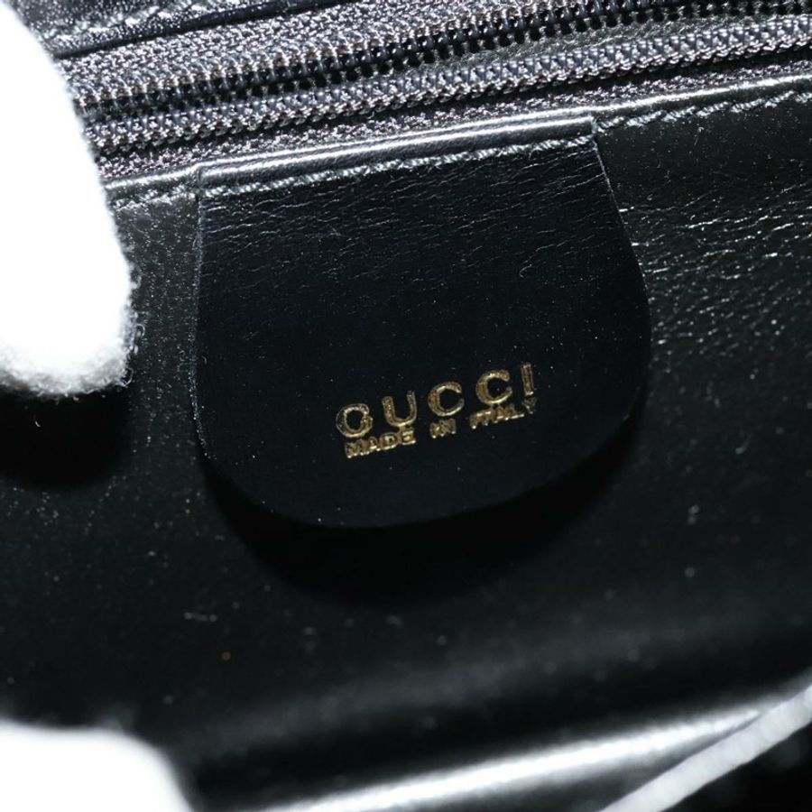 【日本直送】GUCCI 黑色金色皮革單肩包 004 1781 0625 正品 ep8534-18