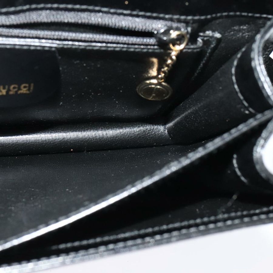 【日本直送】GUCCI 黑色金色皮革單肩包 004 1781 0625 正品 ep8534-19