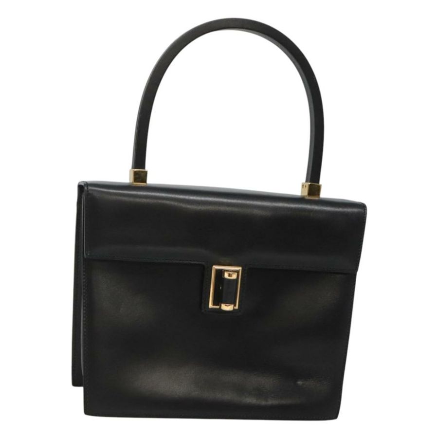 【日本直送】GUCCI 手提包 皮革 黑色 金色 000 46 0096 正品 ep8407-0